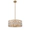 Z-Lite Dealey 6 Light Chandelier, Heirloom Brass & Clear 6010-24HB - alternate 4